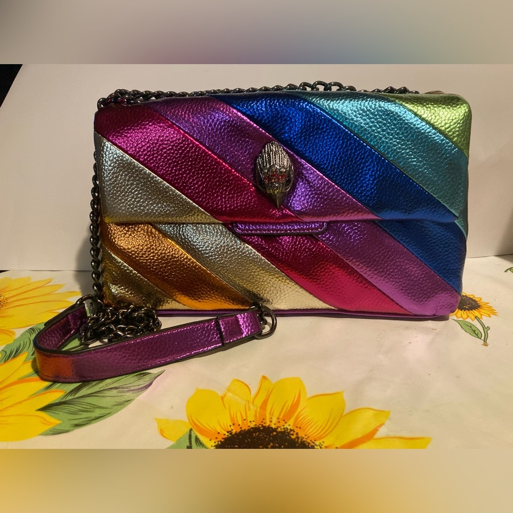 Large Shoulder Bag Colorful Bag and Wallet